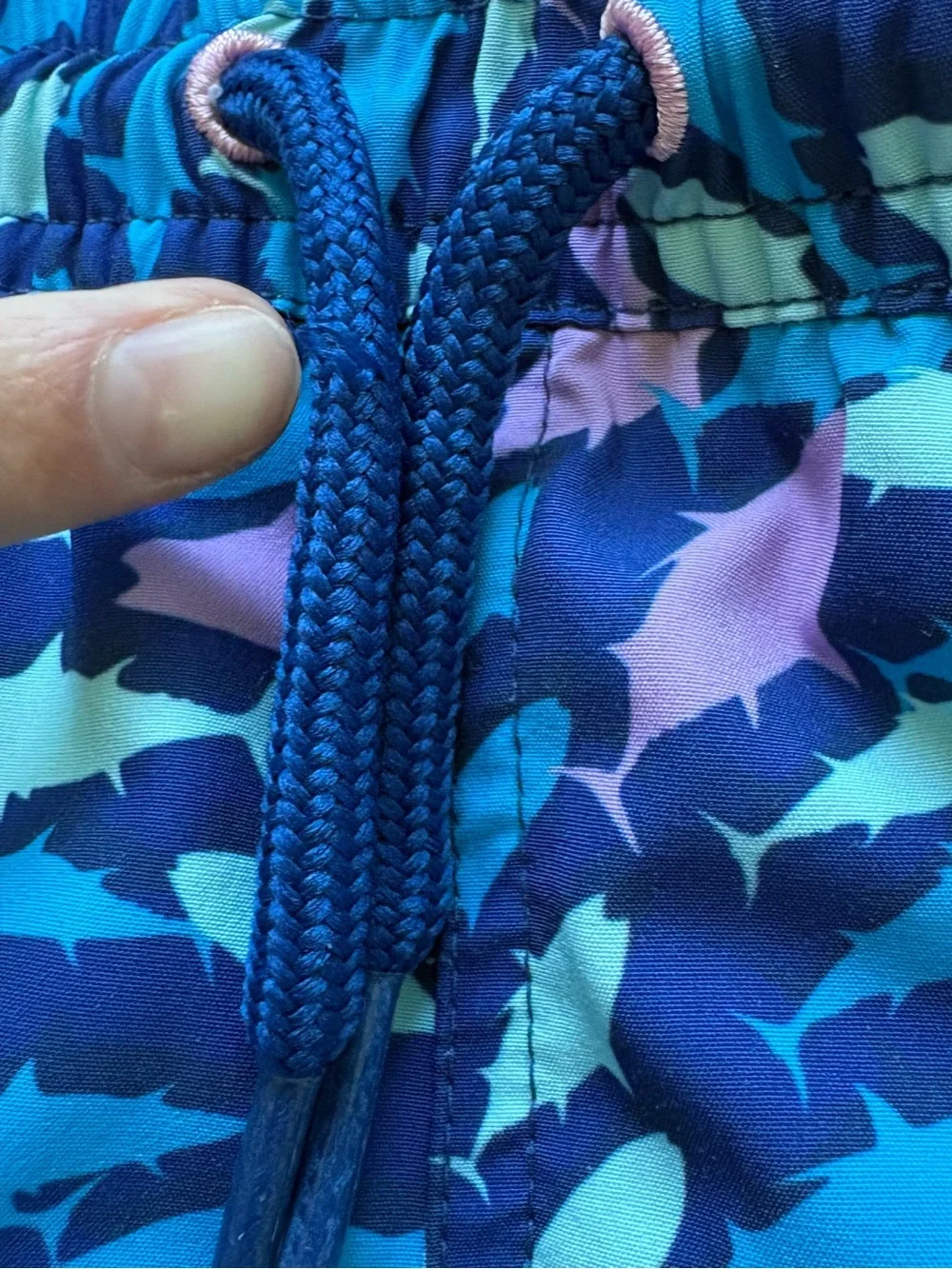 Vineyard Vines Shark Fish Blue Swim Trunks Bathing Suit Pool Beach: 12-18M